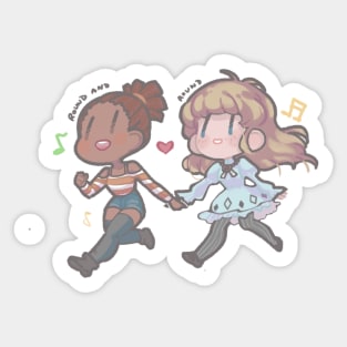 Carole and Tuesday sticker Sticker